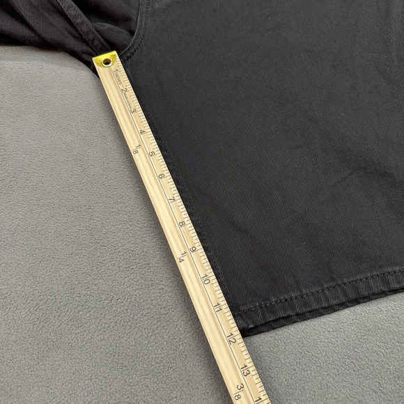 Levi's 469 Loose Fit Black Denim 12" Shorts Men‎ 42 Skater Streetwear Baggy New - Picture 8 of 12